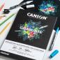 Preview: Canson graduate zeichenpapier a4 400110386 20 blatt, schwarz, 120g - Canson-400110386-3148950021311-02.jpg