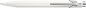 Preview: Caran d'ache roller 849 0.7mm 846.502 weiss, mit metalletui - Caran-dache-846502-7630002346252