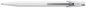 Preview: Caran d'ache kugelschreiber 849 metall 849.001 weiss, refill, schrift blau - Caran-dache-849001-7610186029011