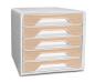Preview: Cep schubladenbox smoove silva 1071111021 5 schubladen weiss/buche - Cep-1071111021-3462159017754