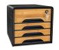 Preview: Cep schubladenbox smoove silva 1073115301 4 schubl.m schloss sw//bambus - Cep-1073115301-3462159018256