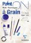 Preview: Clairefontaine paint'on gekörnt a4 975049c weiß 20 blatt - Clairefontaine-975049c-3329689750493-02.jpg