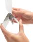 Preview: Deflecto kartenhalter stahl 50x50mm 794161 silber pmma - Deflecto-794161-0079916021737-03.jpg