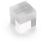 Preview: Deflecto acrylblock 50x50mm ab150 transparent poliert - Deflecto-ab150-5055425953764