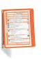 Preview: Durable sichttafelsystem vario wall5 555109 orange mit 5 sichttafeln - Durable-555109-4005546506500