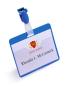 Preview: Durable namensschild mit clip blau 810606 90x60mm 25 stück - Durable-810606-4005546805597