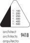 Preview: Dux dreikant-massstab 9418 architekt - Dux-9418-4014509012965-02.jpg