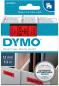 Preview: DYMO Schriftband D1 schwarz/rot S0720570 12mm/7m