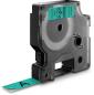 Preview: Dymo schriftband d1 schwarz/grün s0720590 12mm/7m - Dymo-s0720590-5411313450195