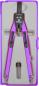 Preview: Ecobra zirkel duo-tec 17cm 426121 350mm, lila - Ecobra-426121-4011123652409-02.jpg