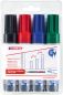 Preview: Edding whiteboard marker 365 2-7mm 365-e4 schwarz,rot,blau,grün 4 stk. - Edding-365-e4-4004764105458