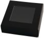 Preview: Elco geschenkbox m. grossem fenster 82111.11 schwarz, 15x15x5cm 5 stk. - Elco-8211111-7611722021667