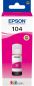 Preview: Epson tintenbehälter 104 magenta t00p340 ecotank et-2710 7500 seiten - Epson-t00p340-8715946655826
