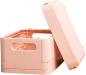 Preview: Exacompta klappbox skandi a6+ 27031d mini hellrosa 185x35x135mm - Exacompta-27031d-9002493270312-04.jpg