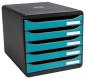 Preview: Exacompta schubladenbox skandi a4+ 30934d big box, 5 schubl., blau - Exacompta-30934d-9002493309340-02.jpg