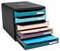 Preview: Exacompta schubladenbox skandi a4+ 309606d big box, 5 schubladen - Exacompta-309606d-9002493309609-04.jpg