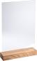 Preview: Exacompta tischaufsteller a4 84258d transparent, holzs. hoch - Exacompta-84258d-9002493109384-02.jpg