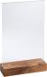 Preview: Exacompta tischaufsteller a5 85258d transparent, holzs. hoch - Exacompta-85258d-9002493109391-02.jpg