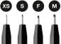 Preview: Faber-castell pitt tuschestift set 167115 permanent, schwarz 4 stück - Faber-castell-167115-4005401671152-02.jpg