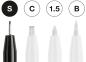 Preview: Faber-castell pitt artist pen 167151 black & white 4 stück - Faber-castell-167151-4005401671510-02.jpg