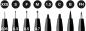 Preview: Faber-castell artist pen tuschestift 167158 schwarz 8 stk. - Faber-castell-167158-4005401671589-02.jpg