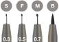 Preview: Faber-castell artist pen tuschestift 167169 warmgrau 4 stk. - Faber-castell-167169-4005401671695-02.jpg