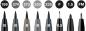 Preview: Faber-castell artist pen tuschestift 167171 grau, schwarz 8 stk. - Faber-castell-167171-4005401671718-02.jpg