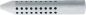 Preview: Faber-castell dreikantradierer grip 2001 187100 grau, 14x90x14mm - Faber-castell-187100-4005401871002