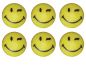 Preview: Franken magnete smilies hm30s/6 6 stk.gelb 30mm - Franken-hm30s-6-4016946194952