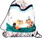 Preview: Funki turnsack indian foxes 6030.024 türkis 360x420mm - Funki-6030.024-7611468083462-02.jpg
