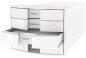 Preview: Han schubladenbox impuls a4/c4 1012-12 weiss 4 schubladen - Han-1012-12-4012473101791-02.jpg