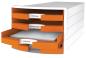Preview: Han schubladenbox impuls a4/c4 1013-51 orange 4 schubladen - Han-1013-51-4012473101869-02.jpg