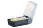 Preview: Han karteibox croco a8 998-633 schwarz 9.7x6.7x19.1cm - Han-998-633-4012473998025