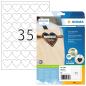 Preview: Herma etiketten premium 35mm 10790 herz, weiss 350 stück - Herma-10790-4008705107907