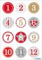 Preview: Herma sticker adventskalender 15254 bunt 24 stück/2 blatt - Herma-15254-4008705152549-02.jpg