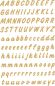 Preview: Herma folie 8mm 4152 a-z/a-z, gold 2 stück - Herma-4152-4008705041522