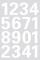 Preview: Herma zahlenetiketten 25mm 4170 weiss, 1-9 - Herma-4170-4008705041706