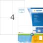 Preview: Herma universal-etiketten 105x144mm 4454 weiss 400 st./100 blatt - Herma-4454-4008705044547