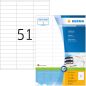 Preview: Herma universal-etiketten 70x16,9mm 4459 weiss 5100 st./100 blatt - Herma-4459-4008705044592