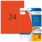 Preview: Herma universal-etiketten 70x37mm 4467 rot 480 st./20 blatt - Herma-4467-4008705044677