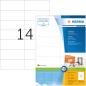 Preview: Herma universal-etiketten 105x42,3mm 4674 weiss 1400 st./100 blatt - Herma-4674-4008705046749