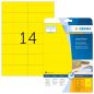 Preview: Herma etiketten special 105×42,3mm 5058 gelb 280 stück - Herma-5058-4008705050586