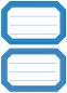 Preview: Herma heftschilder 55×82mm 5714 rand blau, liniert 12 stück - Herma-5714-4008705057141