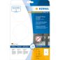 Preview: Herma folienetiketten 85mm 8336 weiss 150 st./25 blatt - Herma-8336-4008705083362