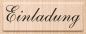 Preview: Heyda stempel einladung 6.5x2cm 211800060 holz matt - Heyda-211800060-4011643845336
