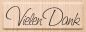 Preview: Heyda stempel vielen dank 6.3x1.7cm 211800600 holz matt - Heyda-211800600-4011643845725