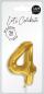 Preview: I am creative folienballon zahl 4 85cm 1000-1049 gold - I-am-creative-1000-1049-7611983246755