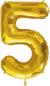 Preview: I am creative folienballon zahl 5 85cm 1000-1050 gold - I-am-creative-1000-1050-7611983246762-02.jpg