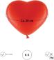 Preview: I am creative ballons herz 27cm 1000-1073 rot 6 stück - I-am-creative-1000-1073-7611983246991-03.jpg