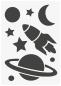 Preview: I am creative schablone 2000.66 kids a5, weltraum - I-am-creative-2000.66-7611983205707-02.jpg